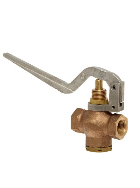 Controlled Discharge Through Brass Nickel PlatedValve With Squeeze Operation